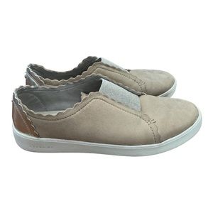 Cole Haan GrandPrø Spectator Scallop Slip-On Sneakers Beige Women’s Size 6.5